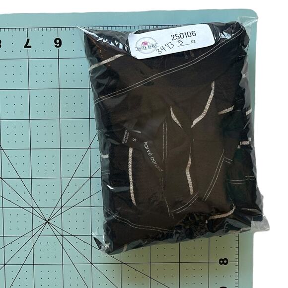 Womens Blouse Size Small Stretch Black and White Wrap - Picture 5 of 5